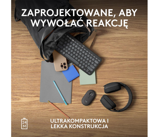 LOGITECH Bezprzewodowa M350s 910-007015 grafitowa - 1172756 - zdjęcie 12